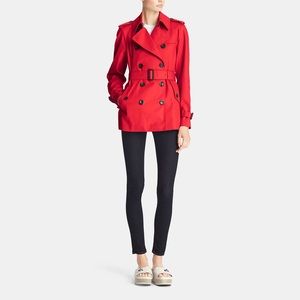 Coach Red Trench Coat